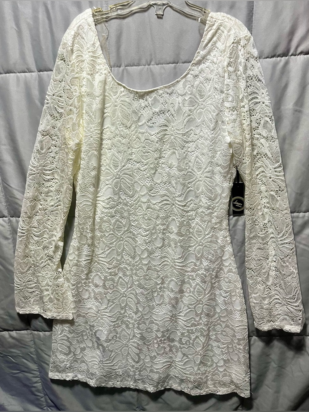 Liberty Love Ivory White Lace Dress Size XL New NWT